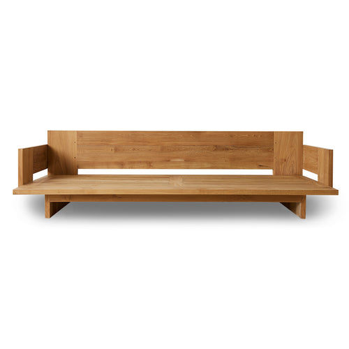 HKLIVING bank outdoor – teak – natural
