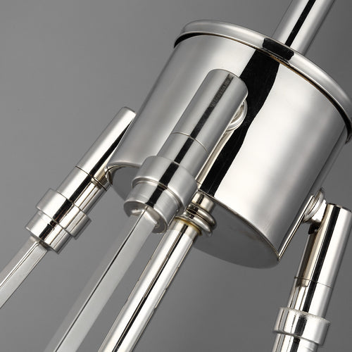 Harper Feiss 1 hanglamp gepolijst nikkel
