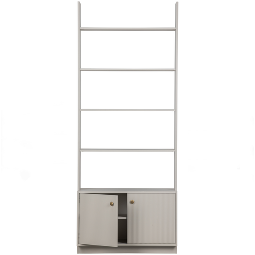 WOOOD boekenkast Madu - Grenen - Wolkengrijs - 200x80x35 - vtwonen shop