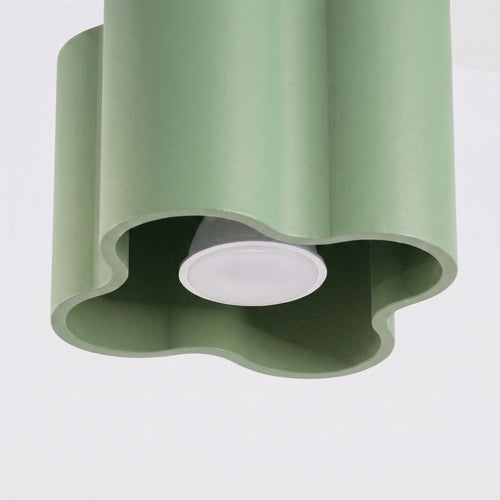 Sollux Lighting Plafondlamp OVIO 1 saliegroen GU10 - 12x12x10cm