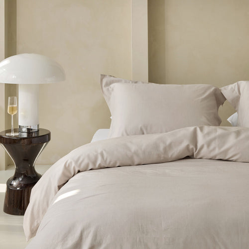 Walra - Dekbedovertrek Linen Elegance - 200x220 cm - Zand