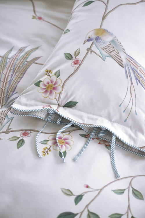 Pip Studio  Bamboo Blossom Cushion - 35 x 60 cm - Wit - vtwonen shop