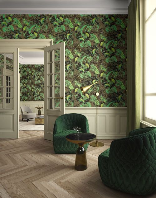 Masureel behang bladeren groen - 53 cm x 10.05 m - 630596 - vtwonen shop