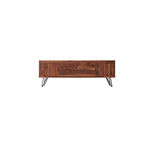 Tikamoon Massief palissander tv-meubel 180 cm - Donkerbruin