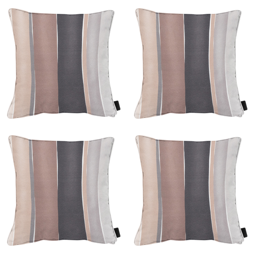 Madison sierkussen Nox - mulitkleur - 50x50x10cm - set van 4