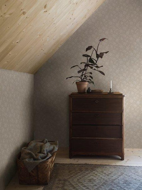 borastapeter behang vintage bloemetjes beige - 53 cm x 10.05 m - 661060 - vtwonen shop