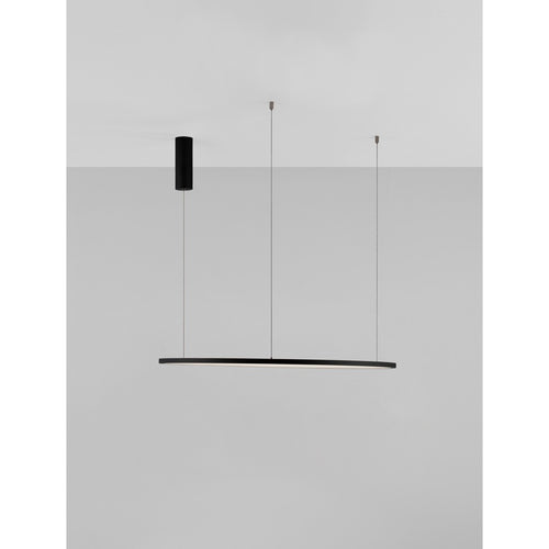 Merano Grove Geïntegreerde LED-plafondlamp Sandy Zwart Aluminium LED 48W 2592Lm 3000K