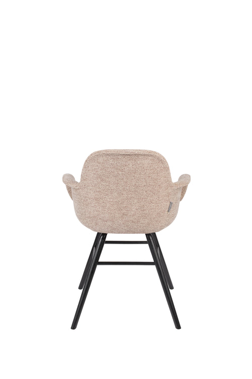 Zuiver Albert Kuip Soft Eetkamerstoelen armleuning Beige - Set van 2 - vtwonen shop