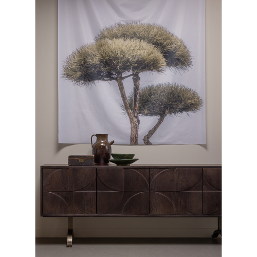 WOOOD dressoir Draw - Mangohout - Walnoot - 70x180x40