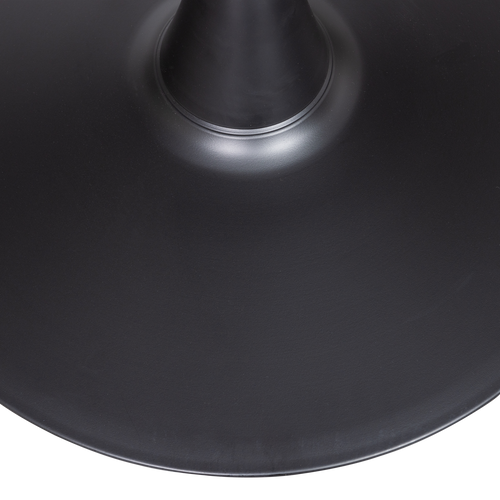 WOOOD trompetvoet Bistro - Metaal - Zwart - 72x60x60