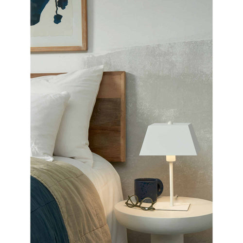 it's about RoMi tafellamp PERTH - wit - 20x20x31cm