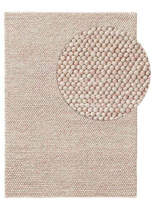 benuta kindervloerkleed Beady - roze - 120x170 cm