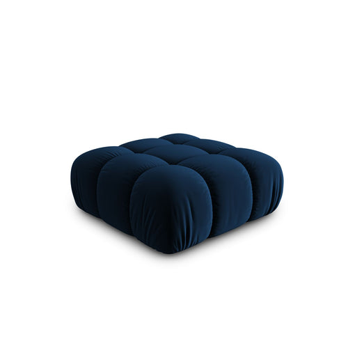 Cosmopolitan Design - Poef Cortina flueel koningsblauw - 94x94x43cm