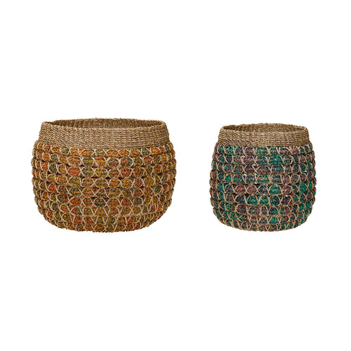 Hübsch manden Twist - abaca - ø19xh23, ø25xh25cm - vtwonen shop