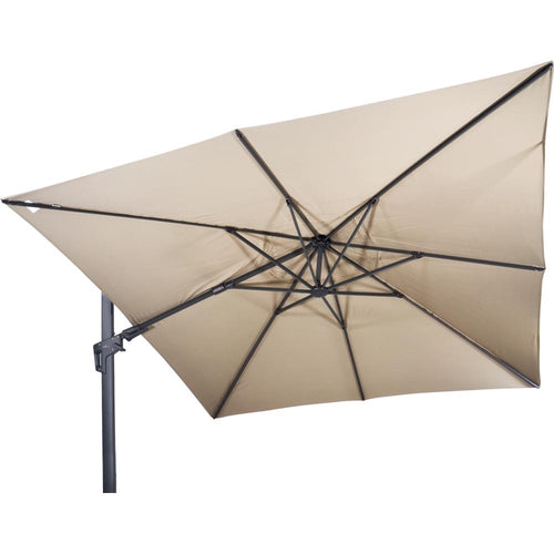 Lesli Living push-up parasol VirgoFlex - beige - 300x300cm