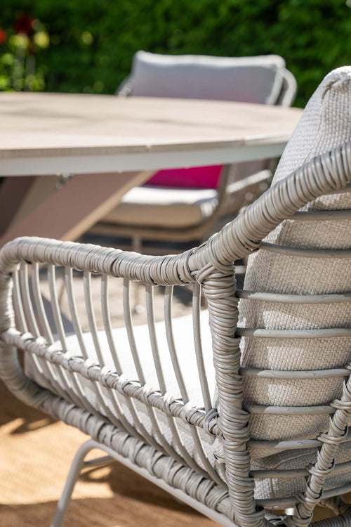 Garden Impressions Margriet tuinstoelen set van 4 taupe