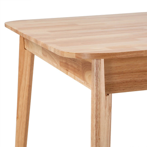 Calicosy - Uitschuifbare Eettafel SOLINE - Rubberwood - 120/160 x80x75 cm