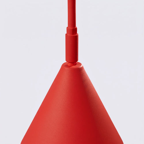 Sollux Lighting Vloerlamp NOX rood - 30x30x165cm