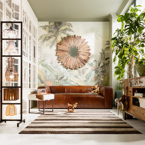 Kare Design Sofa Cubetto 3-Zits donker leer - vtwonen shop