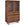 Furnhouse vitrinekast Tokyo - Amerikaanse walnoot - MDF, Amerikaans walnootfineer - 45x110x190