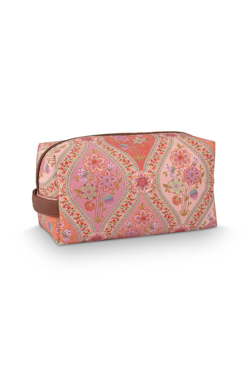 Pip Studio - Coco Make-up Tasje Dames - Ornamento - Oranje - 21.5x10x10.5cm