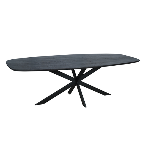 Starfurn  eettafel Ferris - zwart - 110x240x76cm - vtwonen shop