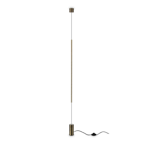 Ideal Lux FILO Geïntegreerde LED hanglamp, messing, 3000K, niet dimbaar