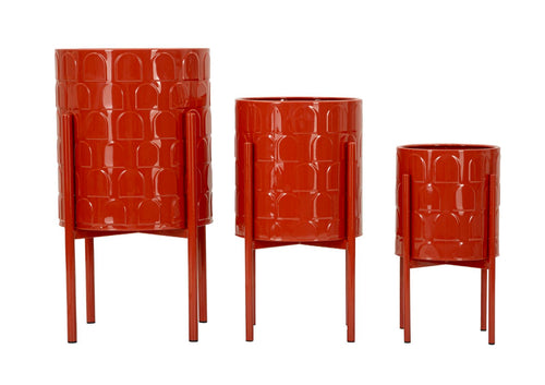 Mauro Ferretti plantenpot - set van 3 - Ø 36x56,5-30x48,5-24x37,6 cm