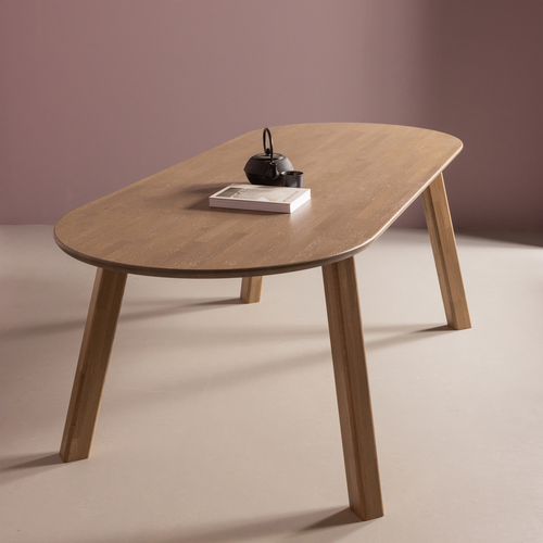 WOOOD Haarlem 4-standen poot - Eiken - Lichtgrijs - Set van 2 - vtwonen shop