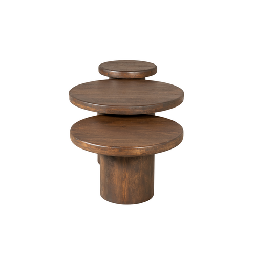Starfurn - Salontafel Maya - Bruin - 70x70x45 cm