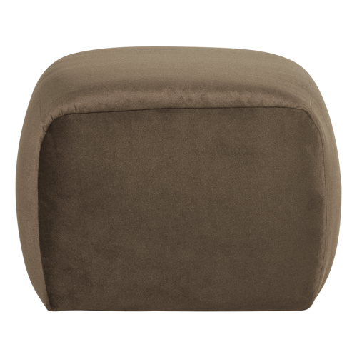 WOOOD poef Mojo Base - Velvet - Taupe - 45x84x64