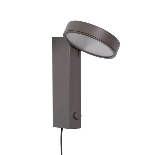 Hübsch wandlamp Crea - ijzer/polycarbonaat - 20x12xh20cm, integreret