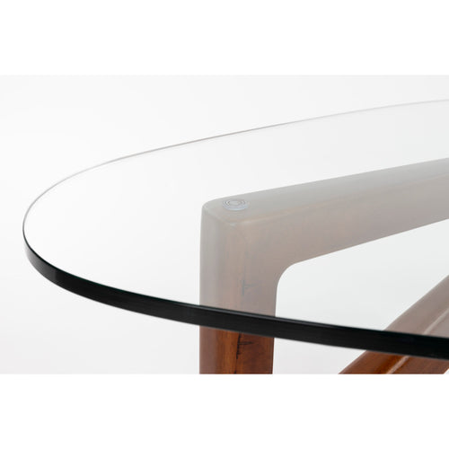 Dutchbone Norwin Salontafel Hout/ Glas - Naturel