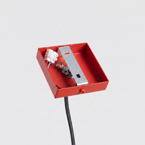 Sollux Lighting Hanglamp KARBON 1 rood - 8x8x118cm