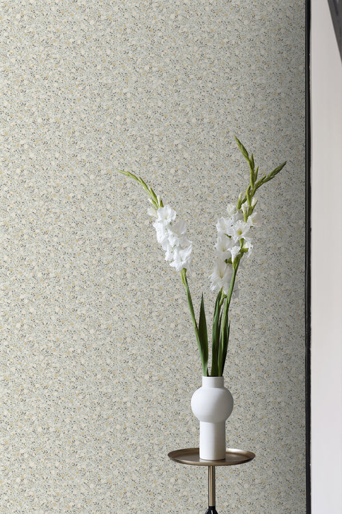 Sanders & Sanders behang bloemetjes vergrijsd groen en beige - 53 cm x 10 m - 640397 - vtwonen shop