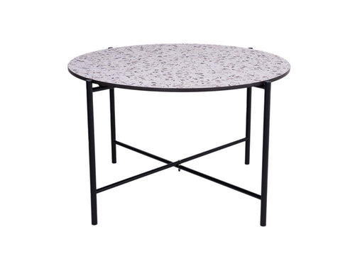 MaximaVida rond tafelblad Lucca 58 cm - HPL terrazzo look - vtwonen shop