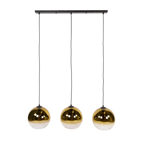 Giga Living Hanglamp Bubble Shaded - Goud Metaal - 115x30x150cm