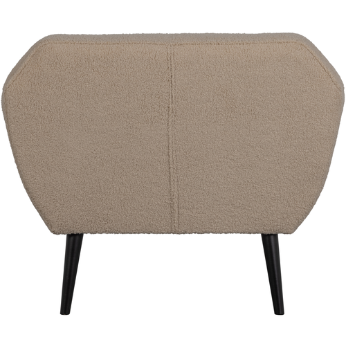 WOOOD fauteuil Rocco - Teddy - Zand - 75x92x81 - vtwonen shop