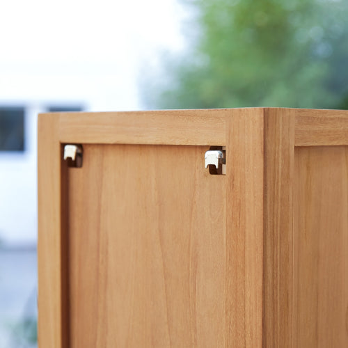 Tikamoon Massief teakhouten kolomkast - Naturel - vtwonen shop