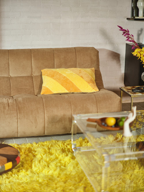 HKLIVING bank Lazy lounge – corduroy rib brown - vtwonen shop