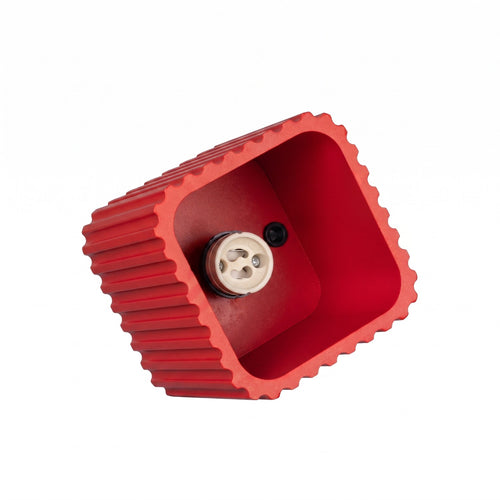 Sollux Lighting Plafondlamp RIFF 1 rood GU10 - 10x10x10cm