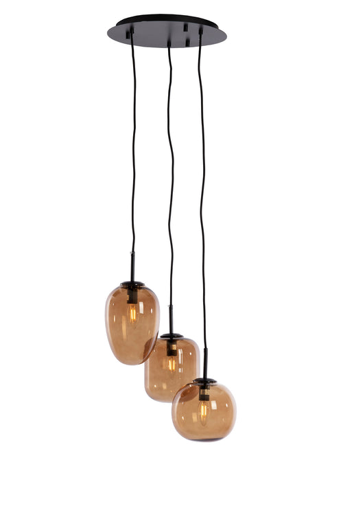 Light & Living hanglamp MEZZA - bruin - Ø30x23cm - vtwonen shop