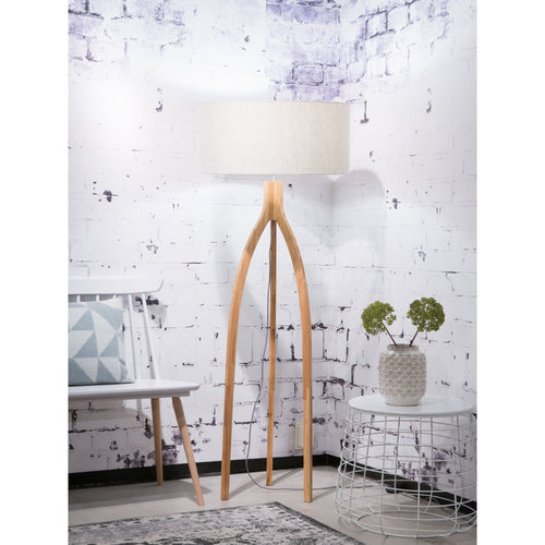 GOOD&MOJO vloerlamp Annapurna - bruin - Ø60cm - vtwonen shop