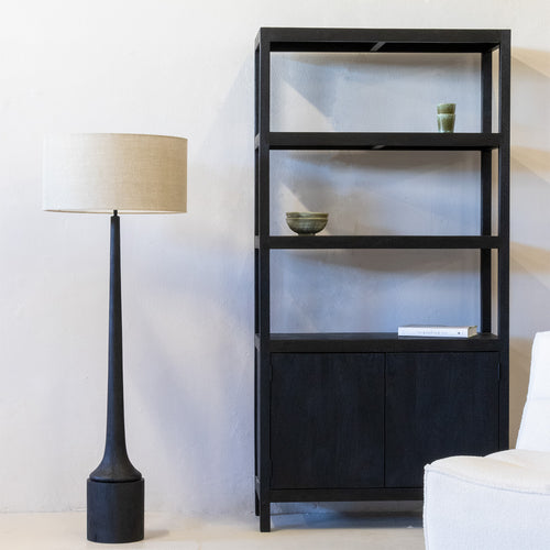 Giga Meubel Vloerlamp Leonardo - Zwart