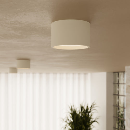 Sollux Lighting Plafondlamp MODO 1 beige Gx53 - 10x10x6cm