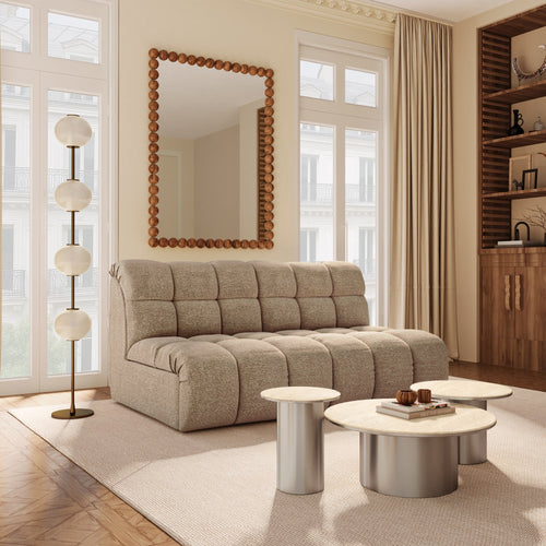 Premium Interiors - Bank SEVEN - bouclé-stof  mol 162cm