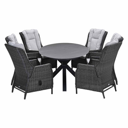 Garden Impressions tuinset Marbella - Scot - vintage willow - 230x115 cm - 7-delig