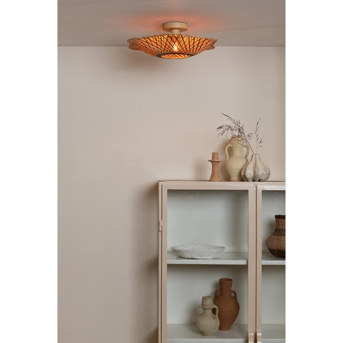 GOOD&MOJO plafonniere MADURA - bruin - Ø44cm - vtwonen shop