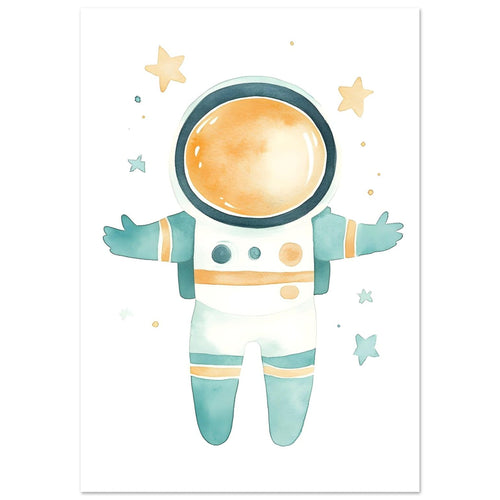 Artfulprints  Kleine ruimteheld   poster 70x100 cm - vtwonen shop