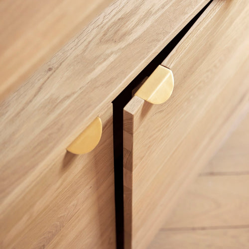 Tikamoon Massief eiken buffet 165 cm - Naturel